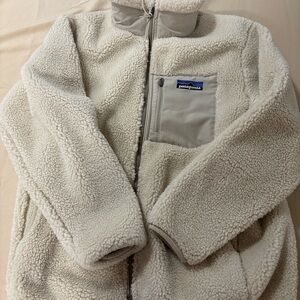 Patagonia Off-White Fleece Jacket